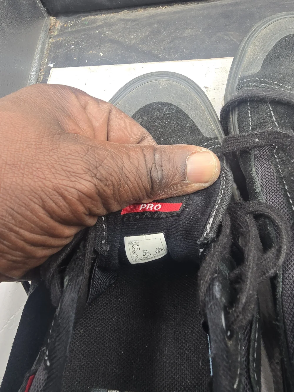 Vans Black Low-Top Suede & Canvas Sneakers
